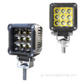 3 &quot;ίντσες 12w spot πλημμύρα εκτός οδού οδήγησε LED LAMP LAMP ATV φορτηγό Εργασία εργασίας